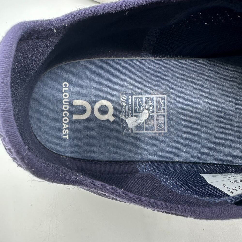 On Cloud 5 Running Shoe Mens 13 Navy Lightweight Travel Slip-On Athleisure Shoe - Picture 4 of 12